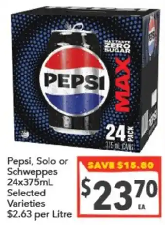 Supa Valu Pepsi Max offer