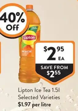 Foodworks Lipton Ice Tea offer