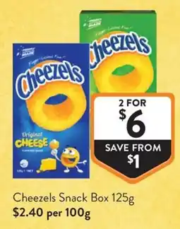 Foodworks Cheezels Snack Box offer