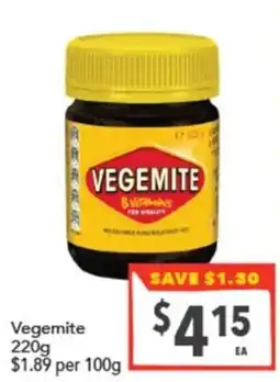 Supa Valu Vegemite offer