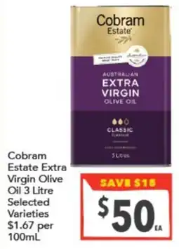 Supa Valu Cobram Estate Extra Virgin Olive Oil offer