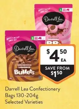 Foodworks Darrell Lea Confectionery Bags offer