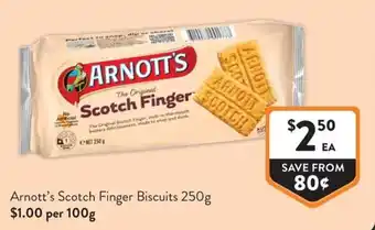 Foodworks Arnott's Scotch Finger Biscuits offer