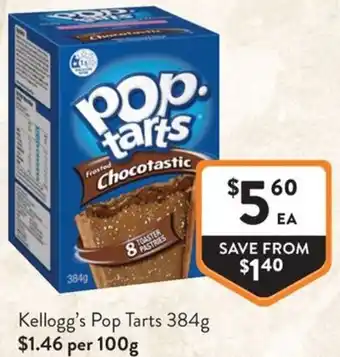 Foodworks Kellogg's Pop Tarts offer