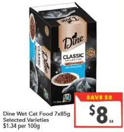 Supa Valu Dine Wet Cat Food offer