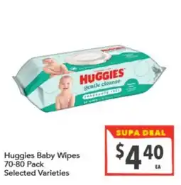 Supa Valu Huggies Baby Wipes offer