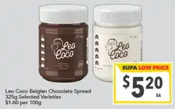 Supa Valu Leo Coco Belgian Chocolate Spread offer