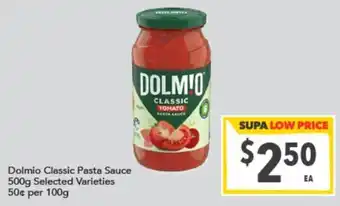 Supa Valu Dolmio Classic Pasta Sauce offer