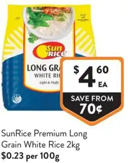 Foodworks SunRice Premium Long Grain White Rice offer
