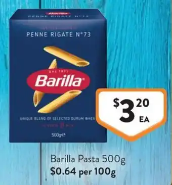 Foodworks Barilla Pasta offer
