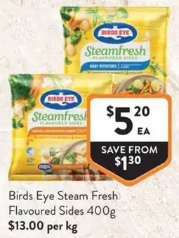Foodworks Birds Eye Steam Fresh Flavoured Sides offer