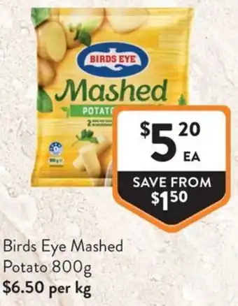 Foodworks Birds Eye Mashed Potato offer