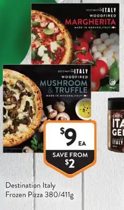 Foodworks Destination Italy Frozen Pizza offer