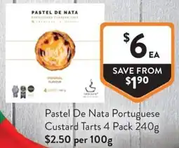 Foodworks Pastel De Nata Portuguese Custard Tarts offer