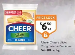 Foodworks Cheer Cheese Slices offer