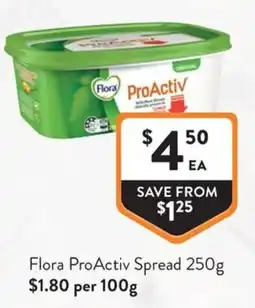 Foodworks Flora ProActiv Spread offer