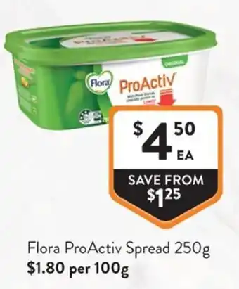 Foodworks Flora ProActiv Spread offer