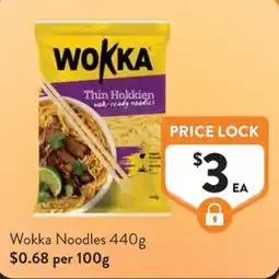 Foodworks Wokka Noodles offer