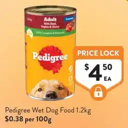Foodworks Pedigree Wet Dog Food offer