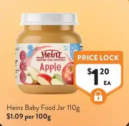 Foodworks Heinz Baby Food Jar offer