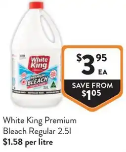 Foodworks White King Premium Bleach offer