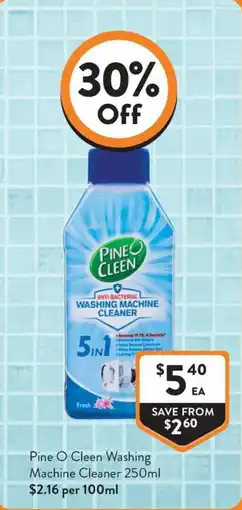 Foodworks Pine O Cleen Washing Machine Cleaner offer