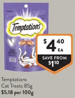 Foodworks Temptations Cat Treats offer