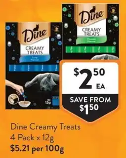 Foodworks Dine Creamy Treats offer