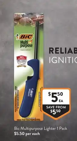 Foodworks Bic Multipurpose Lighter offer