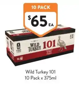 Foodworks Wild Turkey 101 offer