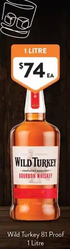Foodworks Wild Turkey 81 Proof offer