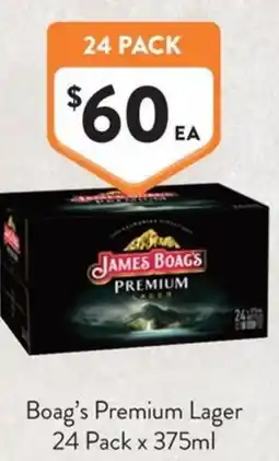 Foodworks Boag's Premium Lager offer