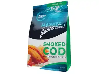 Global smoked cod fillets 500g
