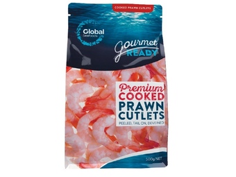 Foodworks Global cooked tail on prawns 500g offer
