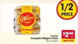 Spar Golden Crumpets offer
