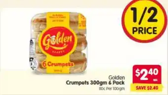 Spar Golden Crumpets offer