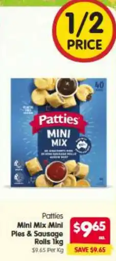 Spar Patties Mini Mix Mini Pies & Sausage Rolls offer