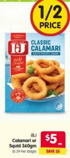 Spar I&J Calamari offer