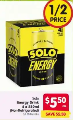 Spar Solo Energy Drink offer
