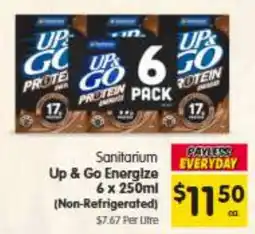 Spar Sanitarium Up & Go Energize offer