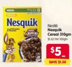 Spar Nestle Nesquik Cereal offer