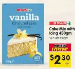 Spar SPAR vanilla flavoured cake offer