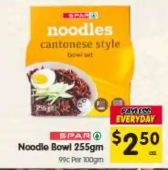 Spar SPAR noodles cantonese style bowl set offer