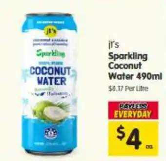 Spar it's Sparkling Coconut Water offer