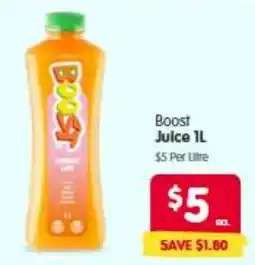 Spar Boost Juice 1L offer
