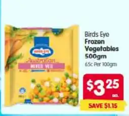 Spar Birds Eye Australian Mixed Veg offer