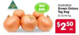 Spar Australian Brown Onions offer