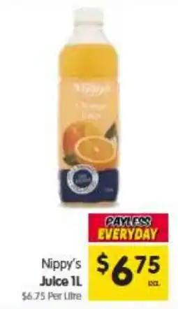 Spar Nippy's Juice offer