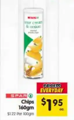 Spar Sour cream & onion offer
