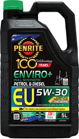 Autopro Penrite Enviro+ EU 5W-30 offer